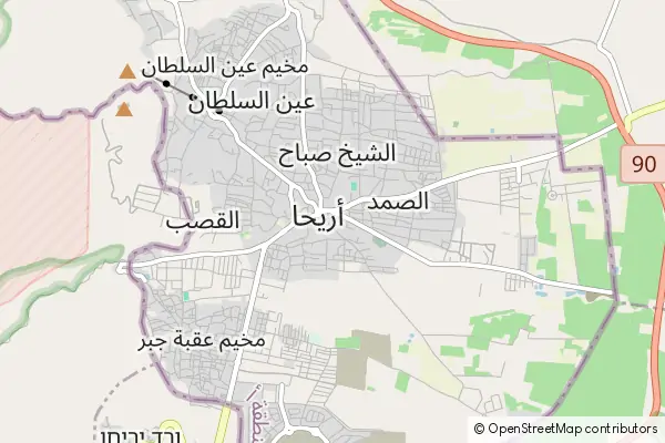 Karte: Jericho • © OpenStreetMap contributors Karte Jericho