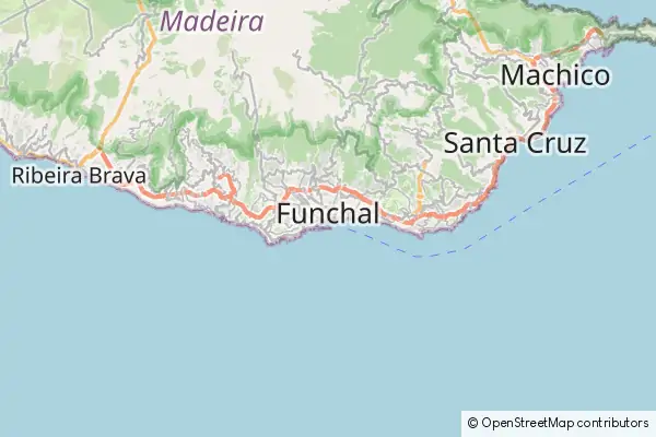 Karte Funchal