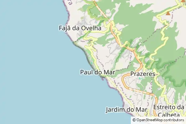 Karte: Paul do Mar • © OpenStreetMap contributors Karte Paul do Mar