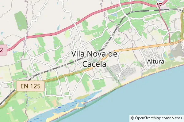 Karte Vila Nova De Cacela