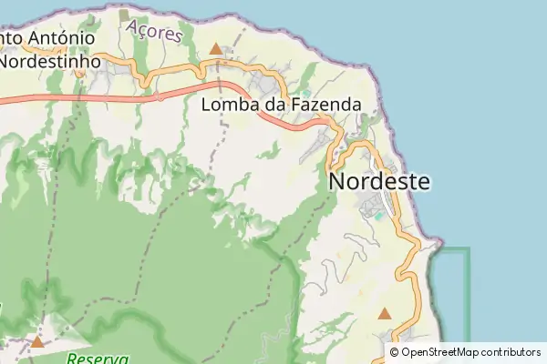 Karte Nordeste