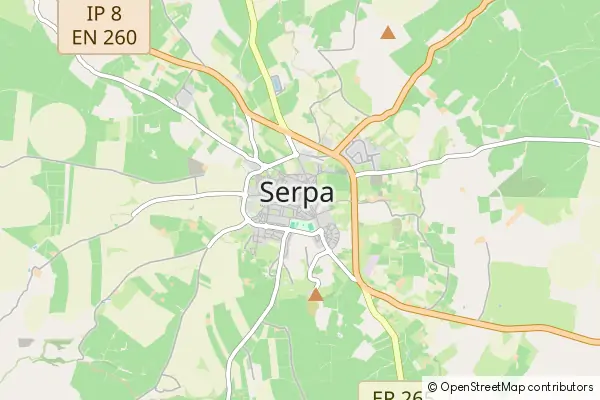 Karte Serpa
