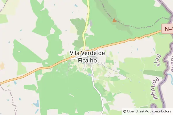 Karte Vila Verde de Ficalho