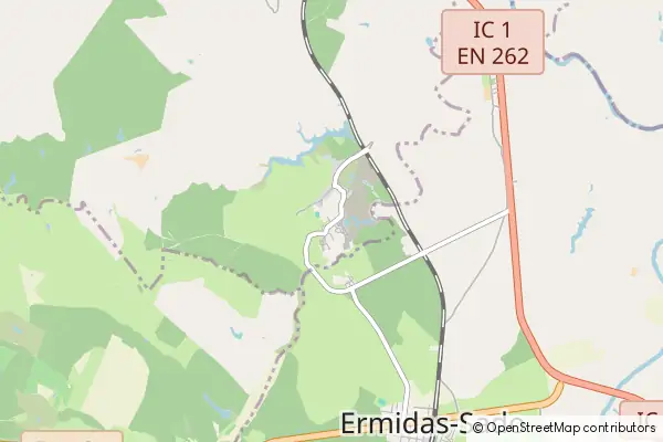 Karte Minas do Lousal