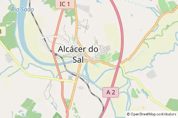 Karte Alcácer do Sal