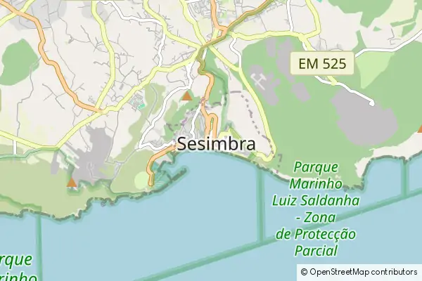 Karte Sesimbra