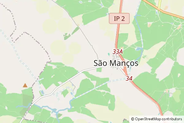 Karte São Manços