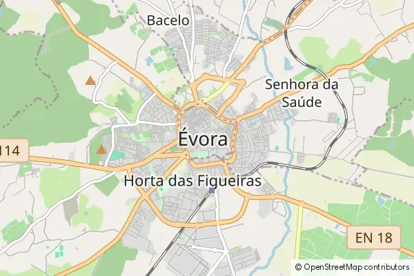 Karte Évora