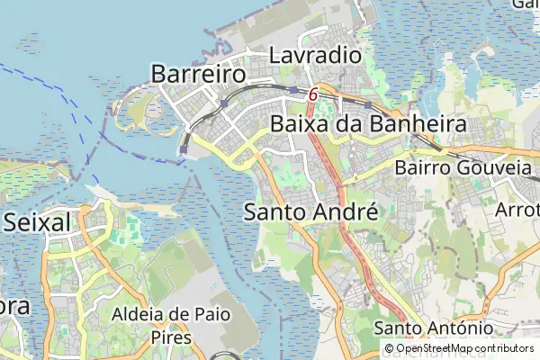 Karte Santo Andre