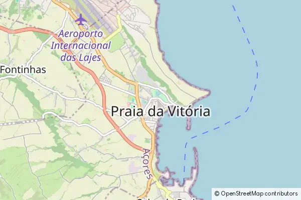 Karte Praia da Vitória