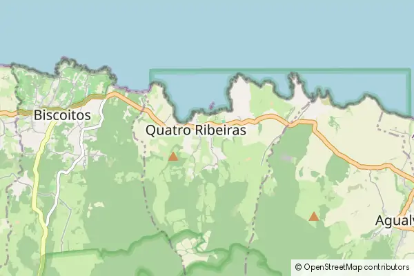 Karte Quatro Ribeiras