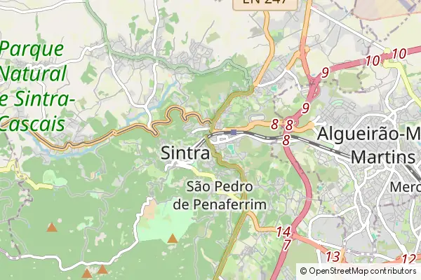 Karte: Sintra • © OpenStreetMap contributors Karte Sintra