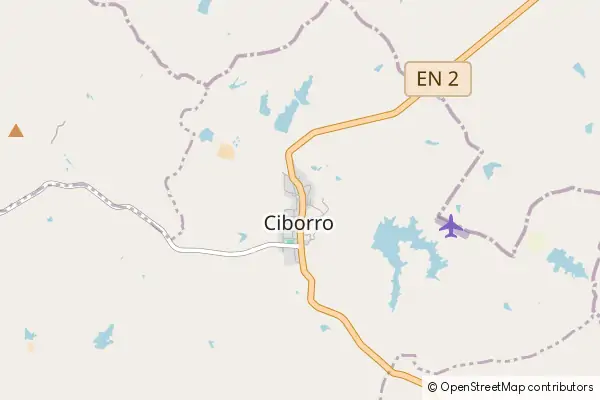 Karte Ciborro