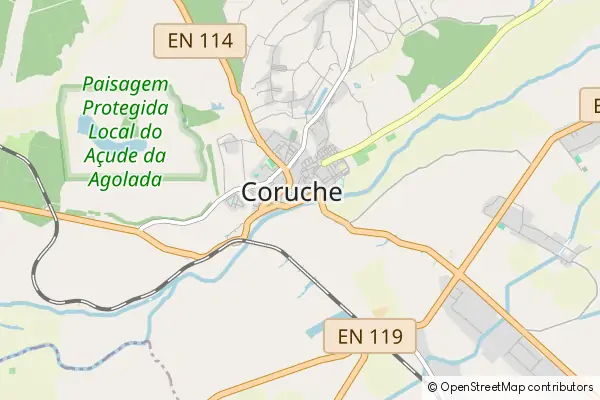 Karte Coruche