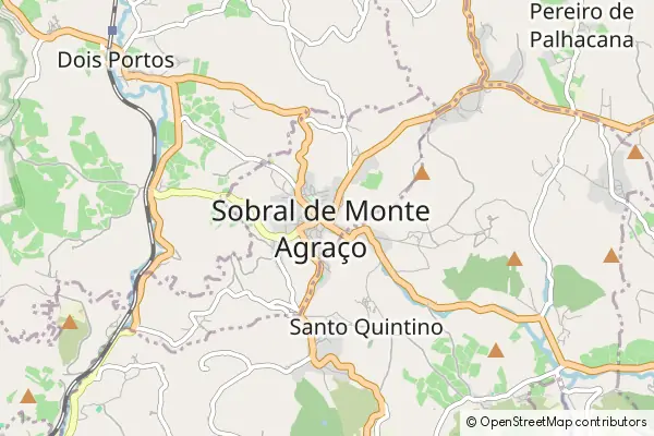 Karte Sobral de Monte Agraço