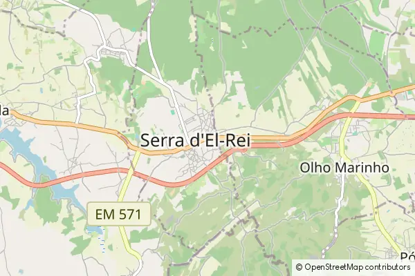 Karte Serra del Rei