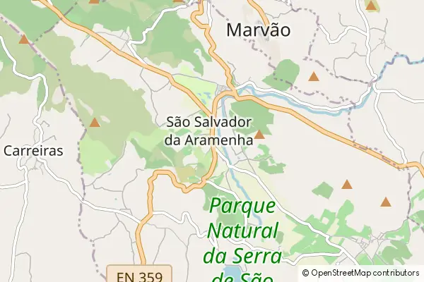 Karte Sao Salvador da Aramenha