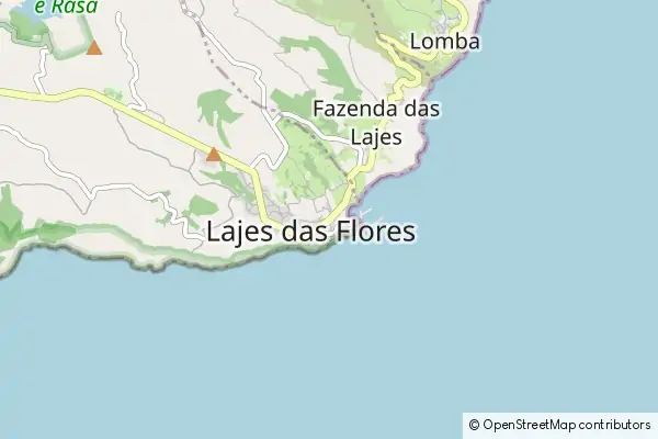 Karte Lajes das Flores