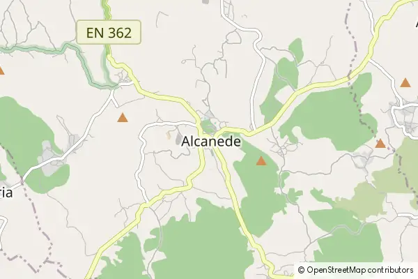 Karte Alcanede