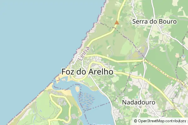 Karte Foz do Arelho