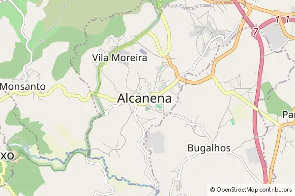 Karte: Alcanena • © OpenStreetMap contributors Karte Alcanena