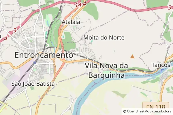 Karte Vila Nova da Barquinha