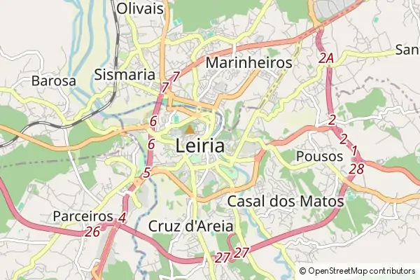 Karte Leiria