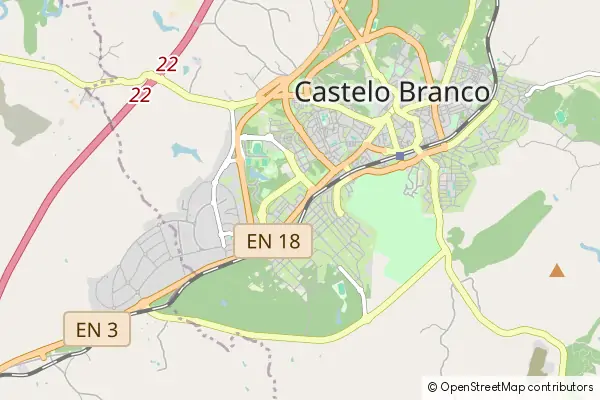 Karte Castelo Branco