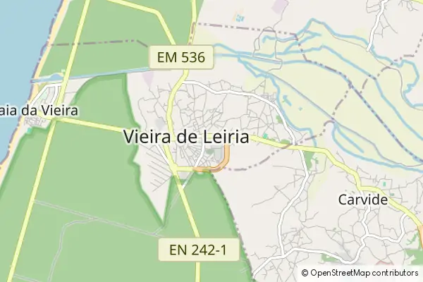 Karte Vieira de Leiria