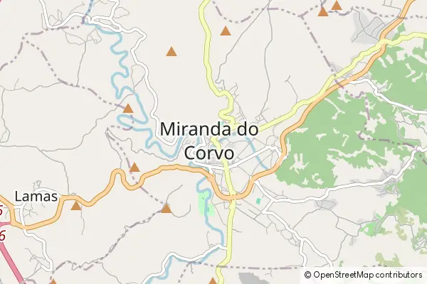Karte Miranda do Corvo