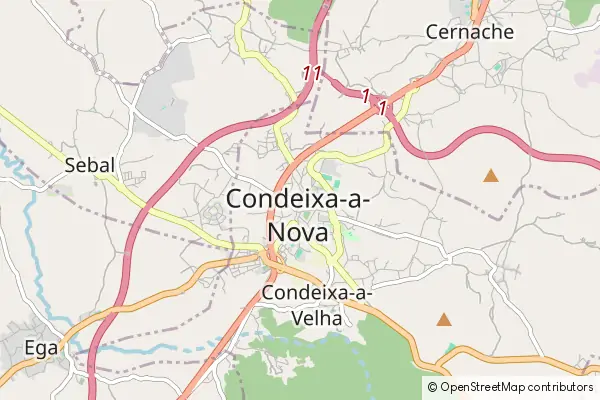 Karte: Condeixa-a-Nova • © OpenStreetMap contributors Karte Condeixa-a-Nova