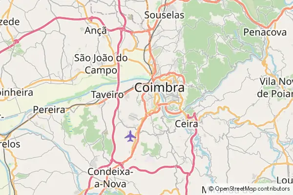 Karte Coimbra