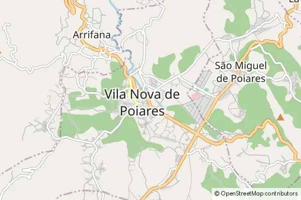 Karte Vila Nova de Poiares