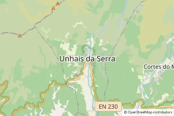 Karte Unhais da Serra