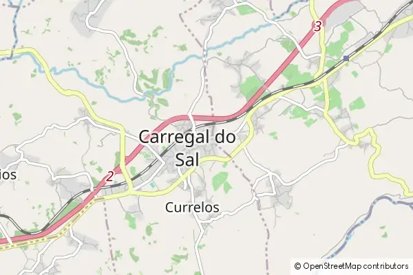 Karte: Carregal do Sal • © OpenStreetMap contributors Karte Carregal do Sal