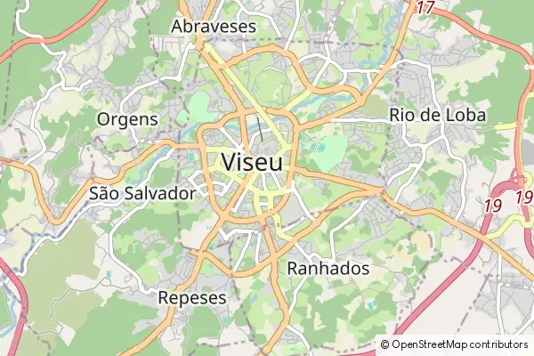 Karte Viseu