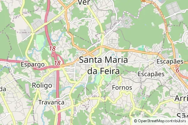 Karte Santa Maria da Feira