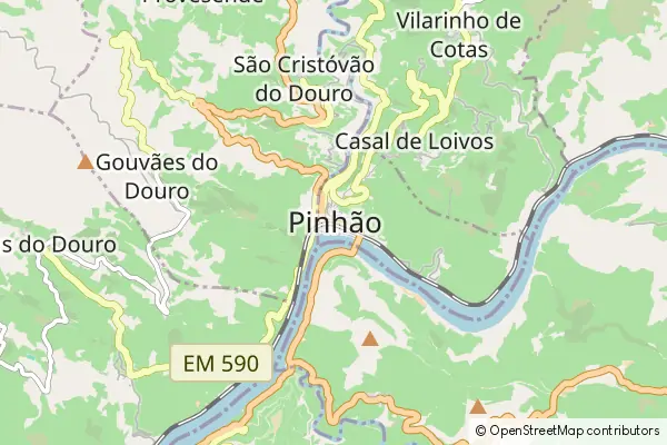 Karte Pinhão