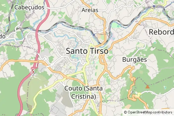 Karte Santo Tirso