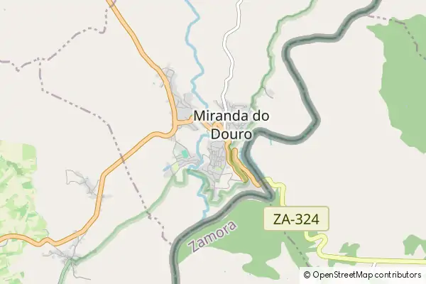 Karte Miranda do Douro