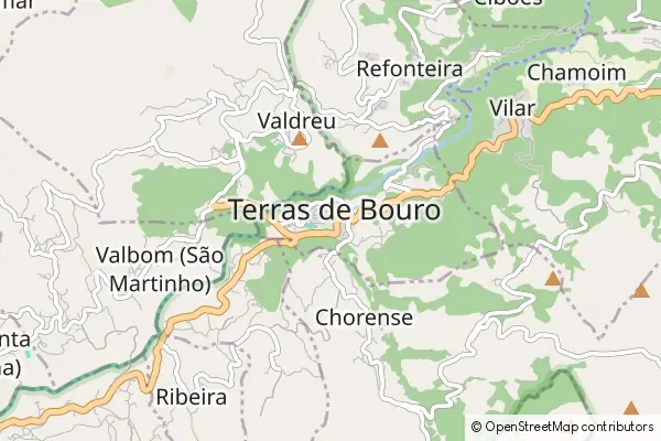 Karte Terras de Bouro