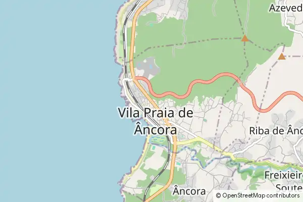 Karte Vila Praia de Âncora