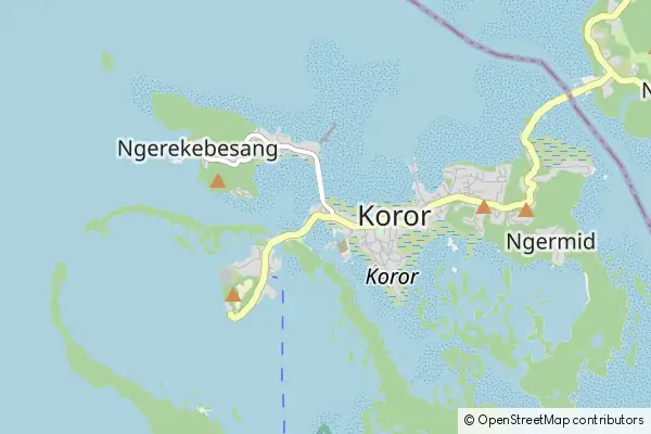 Karte Koror