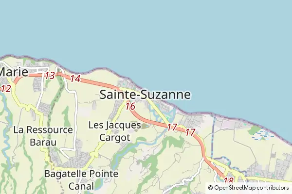 Karte Sainte-Suzanne