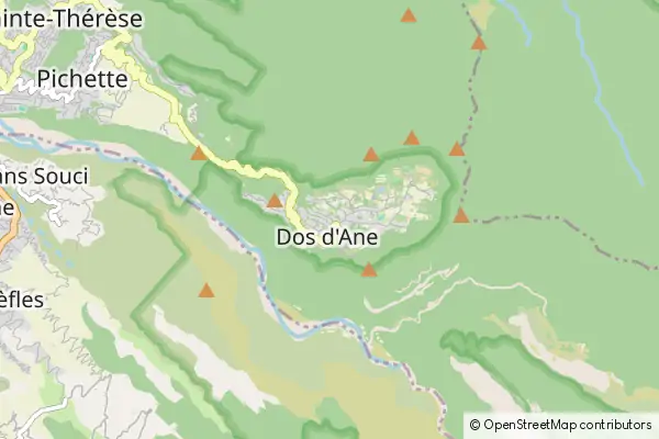 Karte Dos d'Âne