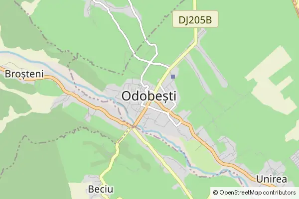 Karte Odobești