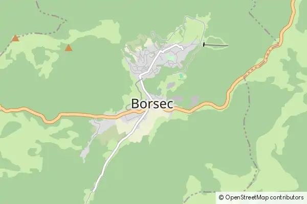 Karte Borsec