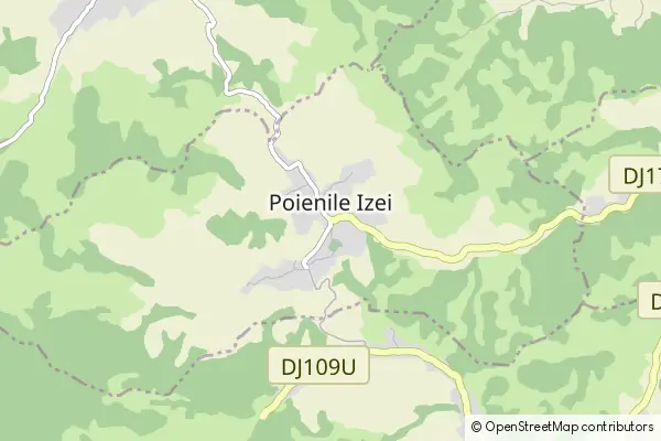 Karte Poienile Izei