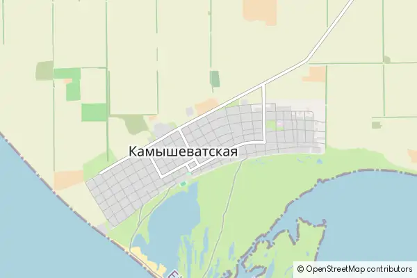 Karte Kamyshevatskaya