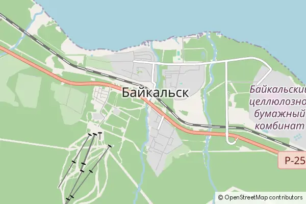 Karte Baikalsk